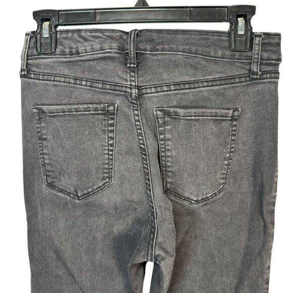 Nine West Black High Rise Waisted Perfect Skinny Jeans Pants Goth Punk Emo Sz 6 - Picture 6 of 7